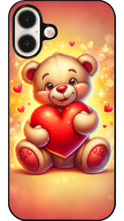 iPhone 16 Plus Case Hülle - Valentin 2024 Teddy Liebe