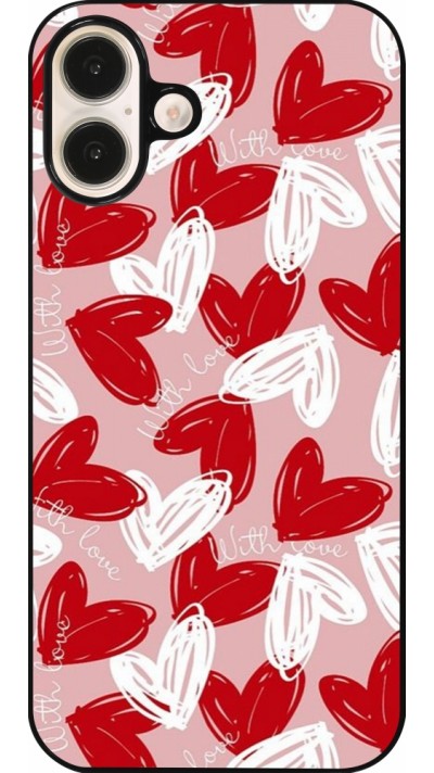 Coque iPhone 16 Plus - Valentine 2024 with love heart