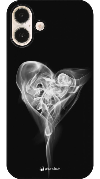 Coque iPhone 16 Plus - Valentine 2022 Black Smoke