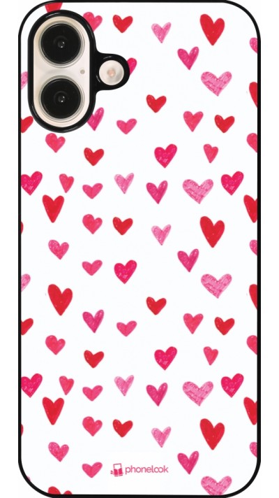 iPhone 16 Plus Case Hülle - Valentine 2022 Many pink hearts