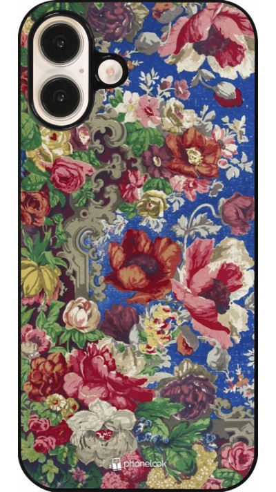 Coque iPhone 16 Plus - Vintage Art Flowers