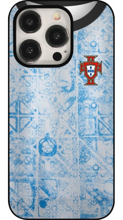 Coque iPhone 16 Pro - Maillot de football Portugal Extérieur personnalisable