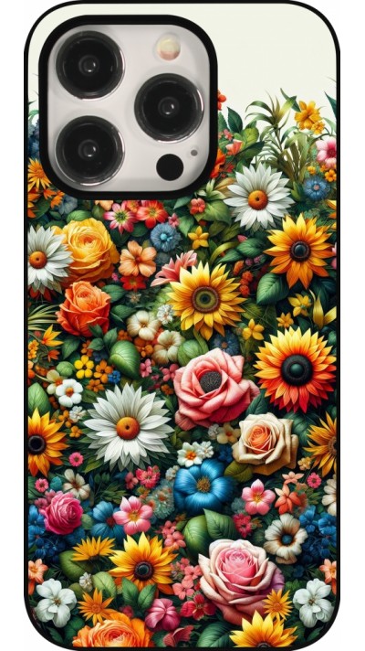 Coque iPhone 16 Pro - Summer Floral Pattern