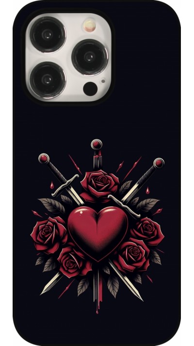 Coque iPhone 16 Pro - Valentine 2024 gothic love