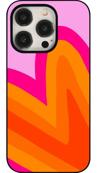 iPhone 16 Pro Case Hülle - Valentine 2024 heart gradient