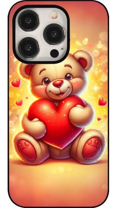 iPhone 16 Pro Case Hülle - Valentin 2024 Teddy Liebe