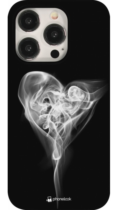 Coque iPhone 16 Pro - Valentine 2022 Black Smoke