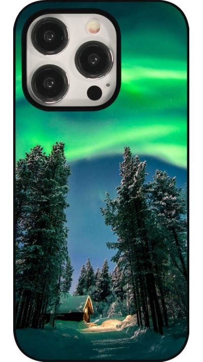 iPhone 16 Pro Case Hülle - Winter 22 Northern Lights