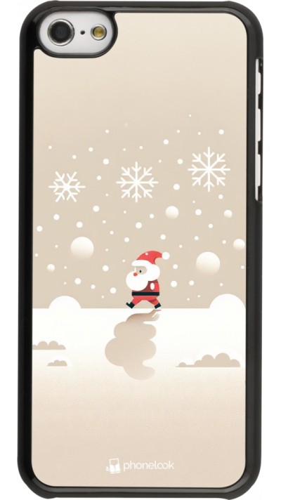 iPhone 5c Case Hülle - Weihnachten 2023 Minimalistischer Weihnachtsmann