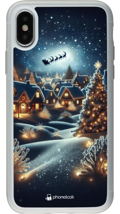 iPhone X / Xs Case Hülle - Silikon transparent Weihnachten 2023 Weihnachten steht vor der Tür