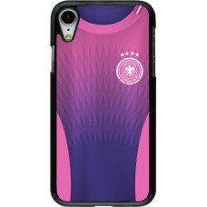 Coque iPhone XR - Maillot de football Allemagne Extérieur personnalisable