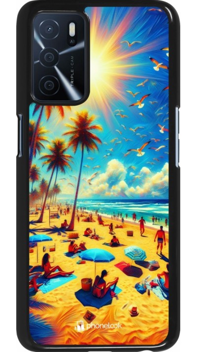 OPPO A16s Case Hülle - Sommer Paradies Farbe