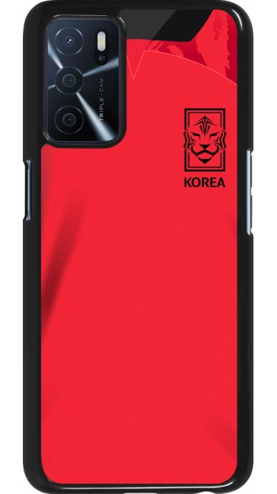 Oppo A16s Case Hülle - Südkorea 2022 personalisierbares Fussballtrikot