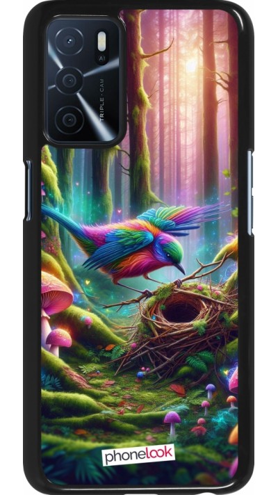 OPPO A16s Case Hülle - Vogel Nest Wald