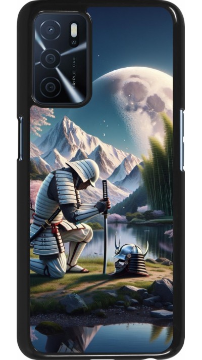 OPPO A16s Case Hülle - Samurai Katana Mond