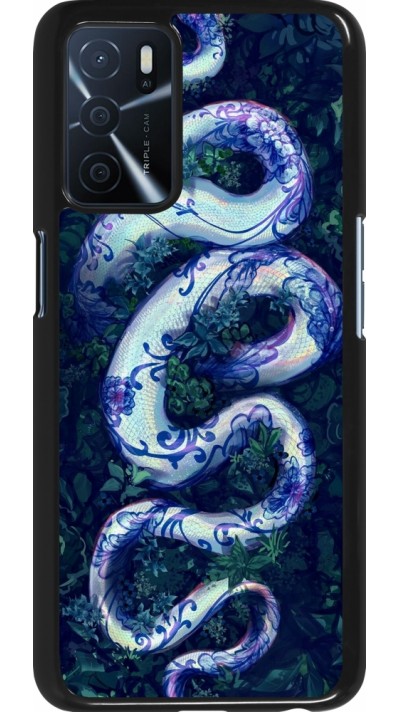 OPPO A16s Case Hülle - Snake Blue Anaconda