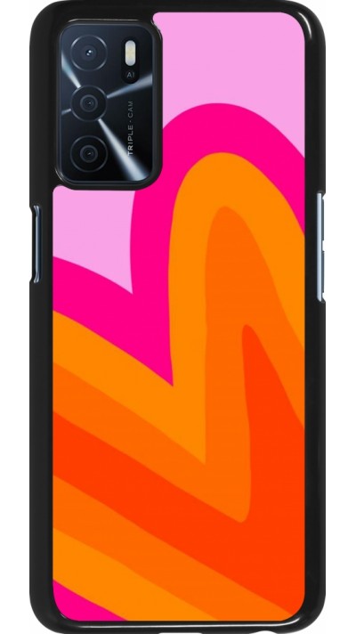 OPPO A16s Case Hülle - Valentine 2024 heart gradient