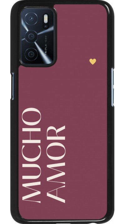 OPPO A16s Case Hülle - Valentine 2024 mucho amor rosado