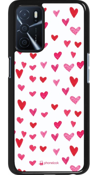 Oppo A16s Case Hülle - Valentine 2022 Many pink hearts