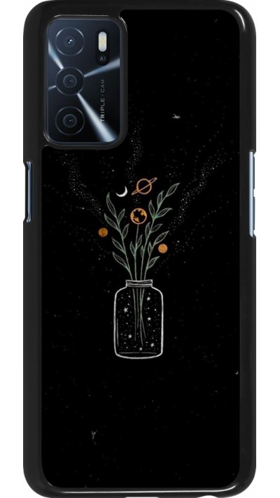 Oppo A16s Case Hülle - Vase black