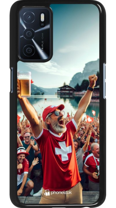 OPPO A16s Case Hülle - Schweizer Sieg Fanzone Euro 2024