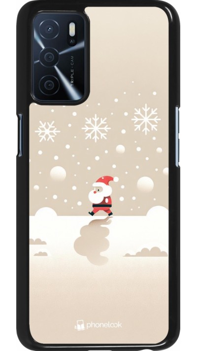 OPPO A16s Case Hülle - Weihnachten 2023 Minimalistischer Weihnachtsmann