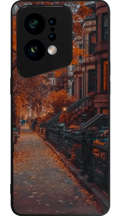 OPPO Find X5 Case Hülle - Silikon schwarz Autumn 2024 city