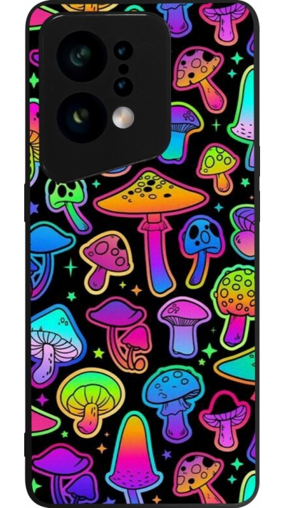 OPPO Find X5 Case Hülle - Silikon schwarz Autumn 2024 magic mushrooms