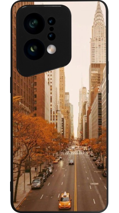 OPPO Find X5 Case Hülle - Silikon schwarz Autumn 2024 New York city