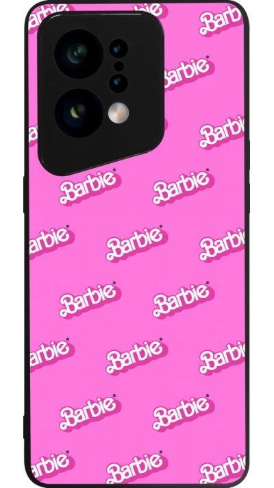 OPPO Find X5 Case Hülle - Silikon schwarz Barbie Pattern