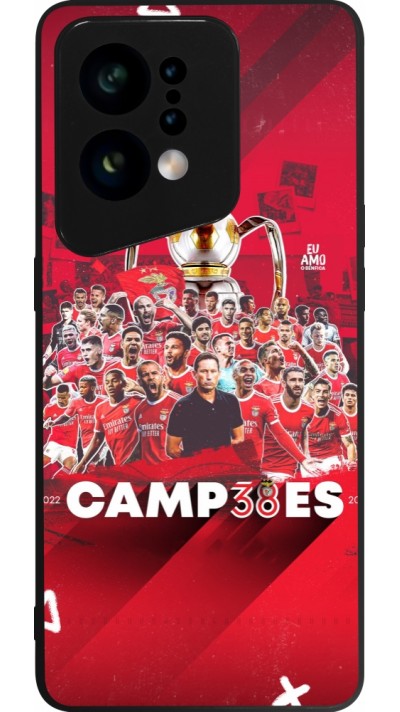 OPPO Find X5 Case Hülle - Silikon schwarz Benfica Campeoes 2023