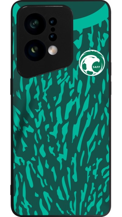 OPPO Find X5 Case Hülle - Silikon schwarz Saudi-Arabien 2022 personalisierbares Fussballtrikot