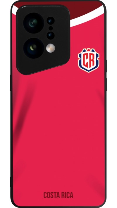 OPPO Find X5 Case Hülle - Silikon schwarz Costa Rica 2022 personalisierbares Fussballtrikot