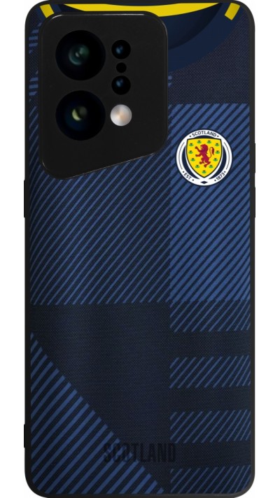 OPPO Find X5 Case Hülle - Silikon schwarz Schottland personalisierbares Fussballtrikot