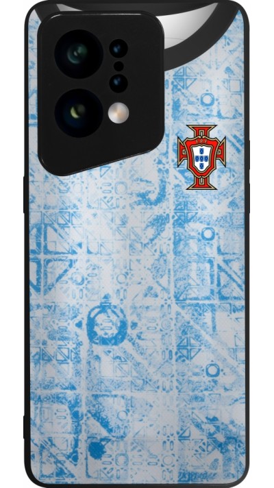 OPPO Find X5 Case Hülle - Silikon schwarz Portugal Away personalisierbares Fussballtrikot