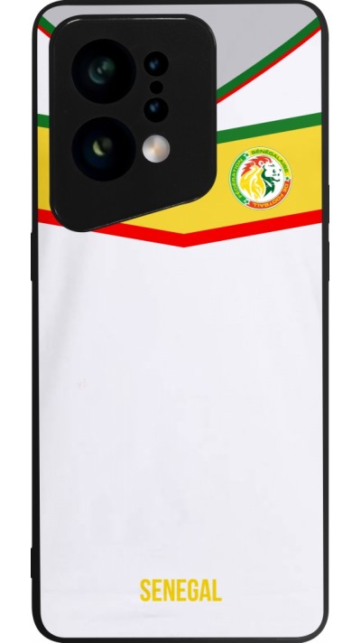 OPPO Find X5 Case Hülle - Silikon schwarz Senegal 2022 personalisierbares Fußballtrikot