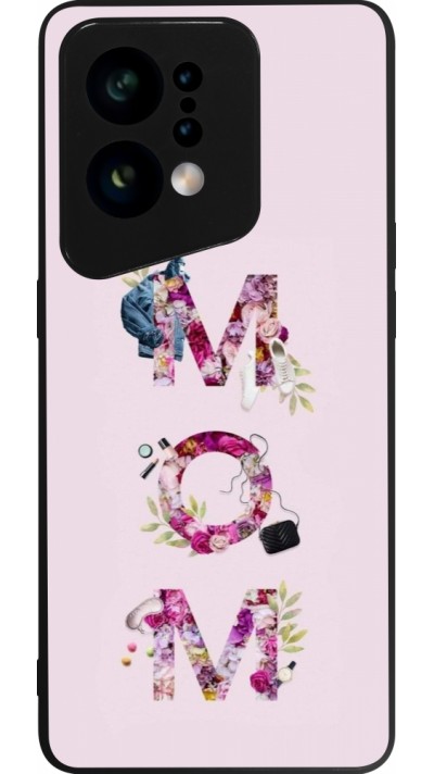 OPPO Find X5 Case Hülle - Silikon schwarz Mom 2024 girly mom