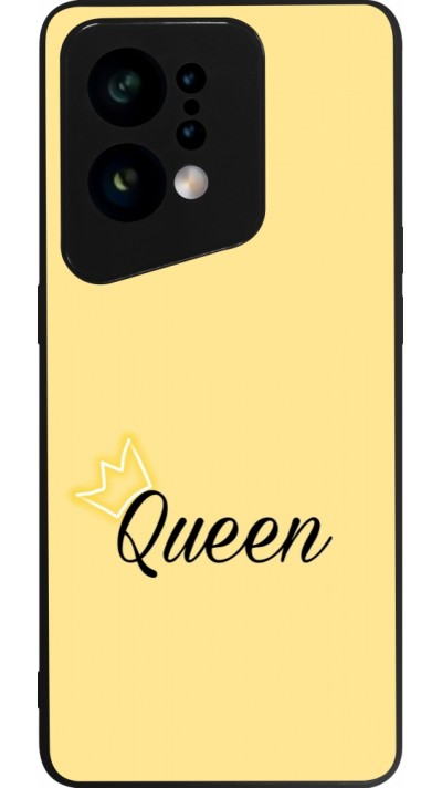 OPPO Find X5 Case Hülle - Silikon schwarz Mom 2024 Queen