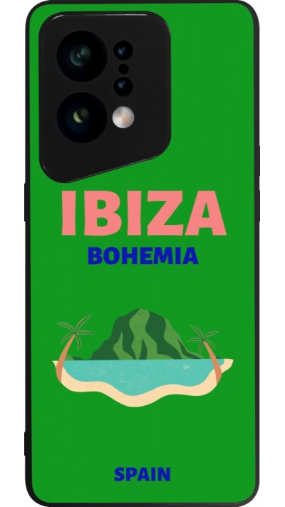 OPPO Find X5 Case Hülle - Silikon schwarz Pop Summer Destination Ibiza