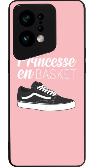 OPPO Find X5 Case Hülle - Silikon schwarz princesse en basket