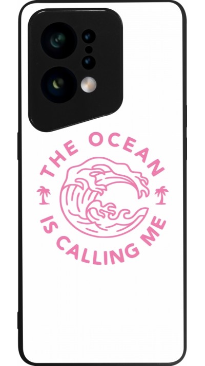 Coque OPPO Find X5 - Silicone rigide noir The Ocean is calling me