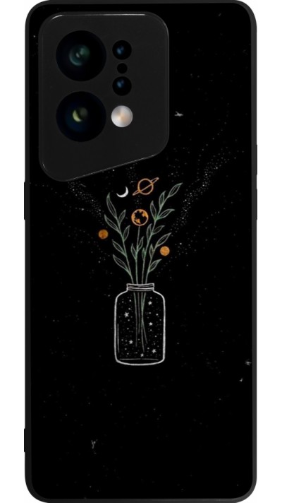 Coque OPPO Find X5 - Silicone rigide noir Vase black