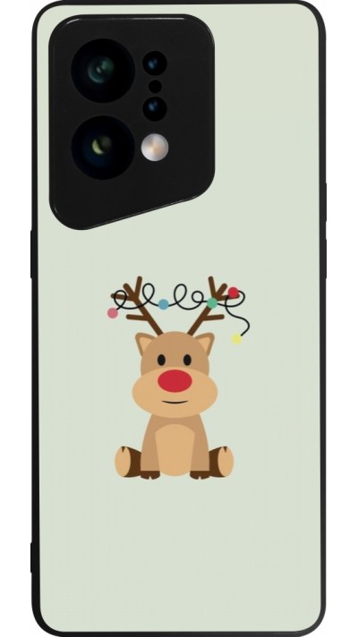 OPPO Find X5 Case Hülle - Silikon schwarz Christmas 22 baby reindeer