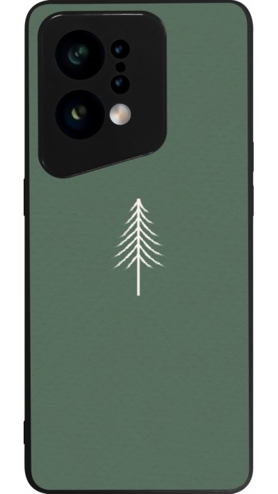 OPPO Find X5 Case Hülle - Silikon schwarz Christmas 22 minimalist tree