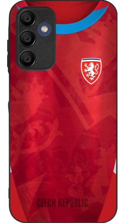 Samsung Galaxy A15 Case Hülle - Silikon schwarz Tschechische Republik personalisierbares Fussballtrikot