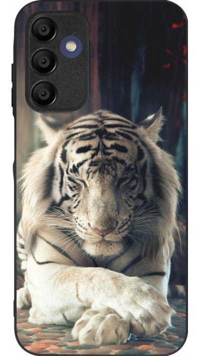 Coque Samsung Galaxy A15 - Silicone rigide noir Zen Tiger