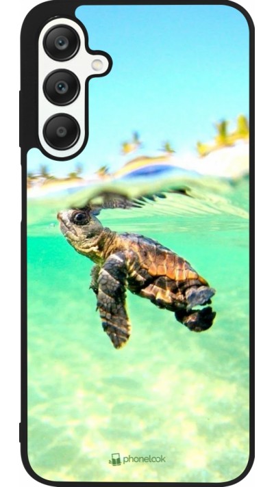 Samsung Galaxy A25 Case Hülle - Silikon schwarz Turtle Underwater