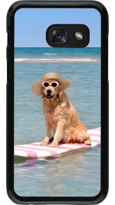 Samsung Galaxy A3 (2017) Case Hülle - Summer Dog on Paddle