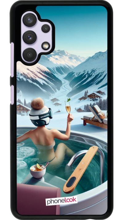 Samsung Galaxy A32 Case Hülle - Berg Glamour Whirlpool