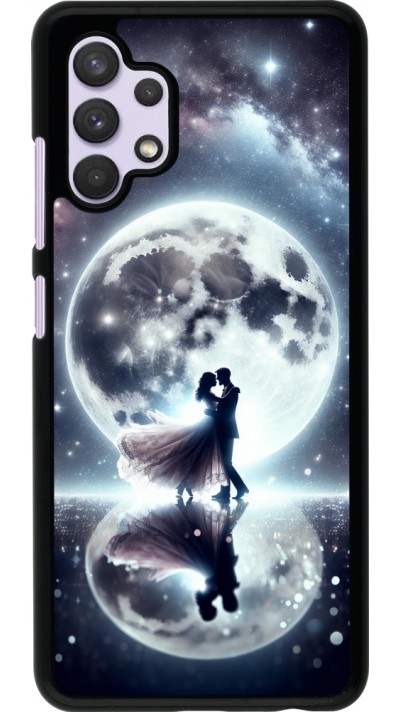 Samsung Galaxy A32 Case Hülle - Valentin 2024 Liebe unter dem Mond